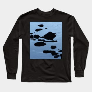 Rocky Seashore Evening Seascape Long Sleeve T-Shirt